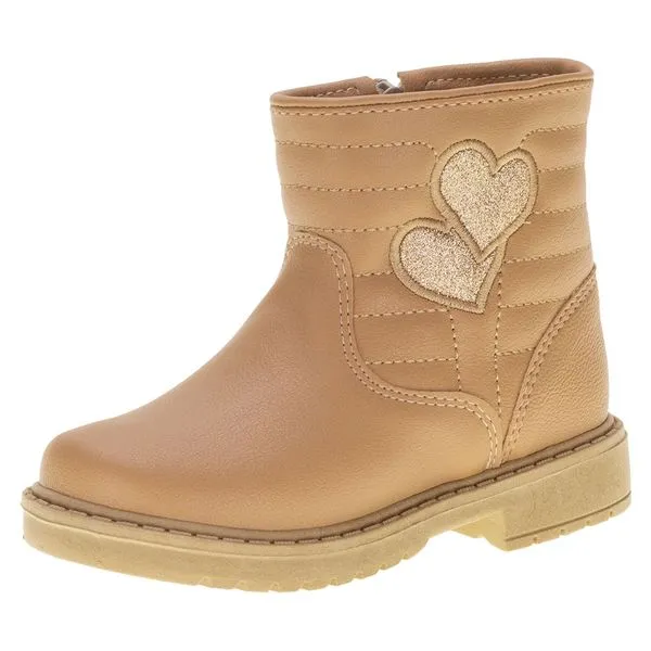 Bota Infantil Feminina Lily Kids - 15087 BEGE 22