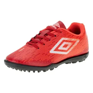 Chuteira Infantil Society Fast Jr Umbro - U07FB063 VERMELHO 30