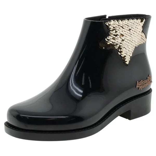 Bota Infantil Feminina Larissa Manoela Grendene Kids - 21751 PRETO 01 31