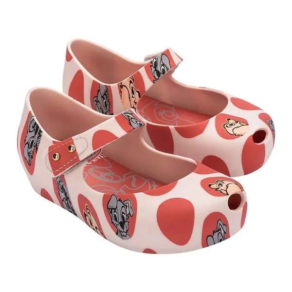 Mini Melissa Ultragirl + Cats and Dogs Baby 33753 BEGE/VERMELHO 25