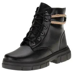 Bota Infantil Feminina Coturno Doce Menina 1604 PRETO 32