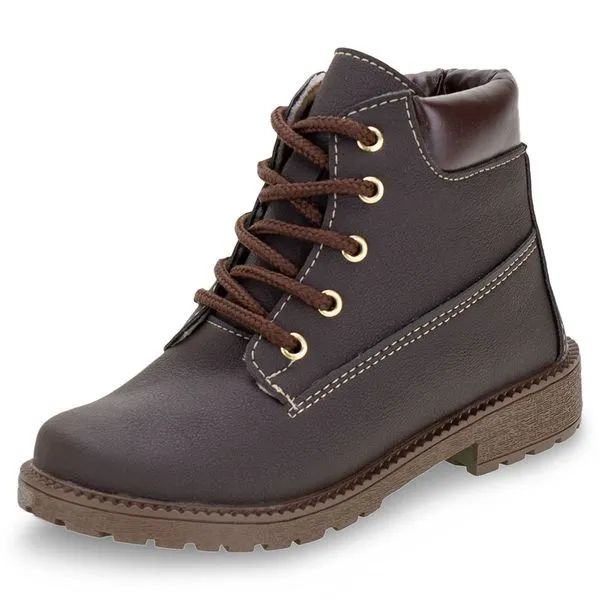 Bota Infantil NilQi - 1458 CAFÉ 30