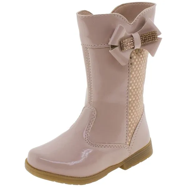 Bota Infantil Feminina Lily Kids - 15058 SALMÃO 23