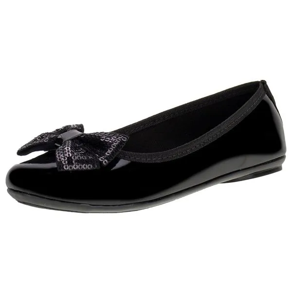 Sapatilha Infantil Feminina Molekinha - 2502390 VERNIZ/PRETO 27