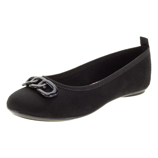 Sapatilha Infantil Feminina Molekinha - 2502370 PRETO/CAMURÇA 27