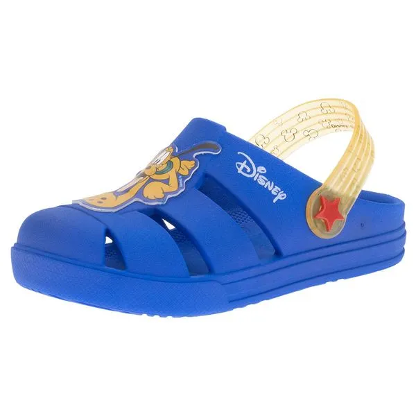 Clog Infantil Disney Fun Pic Grendene Kids - 22510 AZUL/AMARELO 25