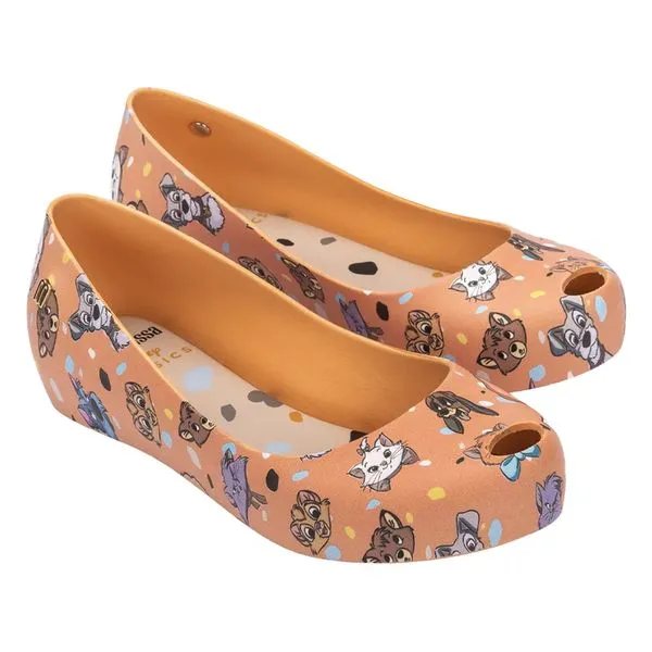 Mini Melissa Ultragirl + Cats and Dogs Infantil 33754 LARANJA 31