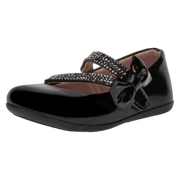 Sapatilha Infantil Feminina Lily Kids - 18129 PRETO 24