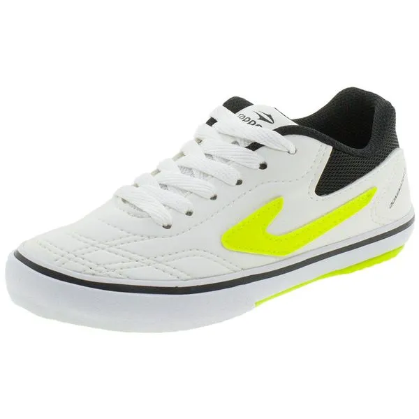 Chuteira Infantil Unissex Futsal Topper - 4138545 BRANCO 36