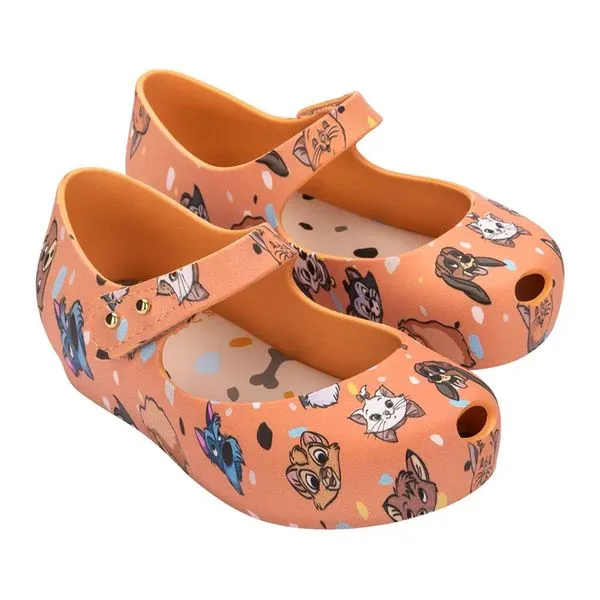 Mini Melissa Ultragirl + Cats and Dogs Baby 33753 LARANJA 23/24