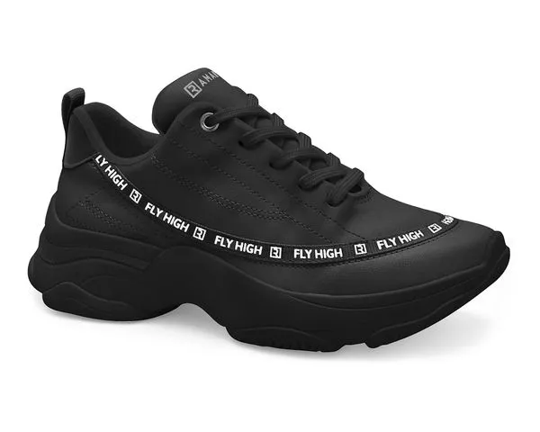 Tênis Casual Preto Ramarim 2574201-2 34