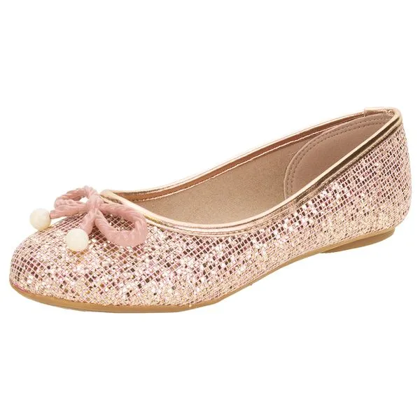 Sapatilha Infantil Feminina Molekinha - 2083996 BRONZE 34