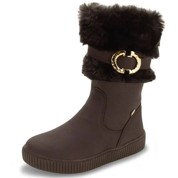 Bota Infantil Feminina Love Urban Kidy - 0560003 CAFÉ 29