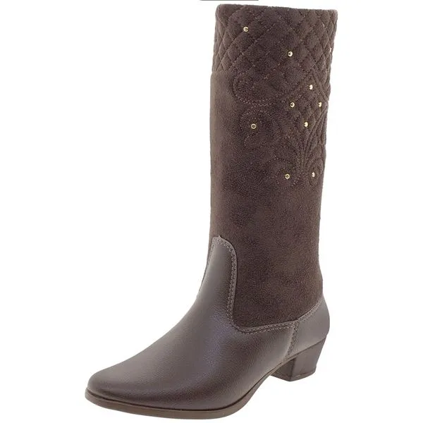 Bota Infantil Feminina Pampili - 154066 CAFÉ 34