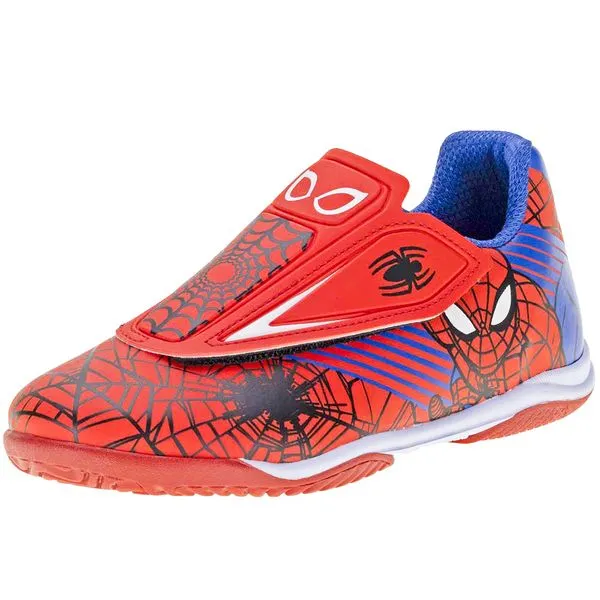 Chuteira Infantil Masculina Indoor Marvel Spider Man Dray 4054 AZUL/VERMELHO 25