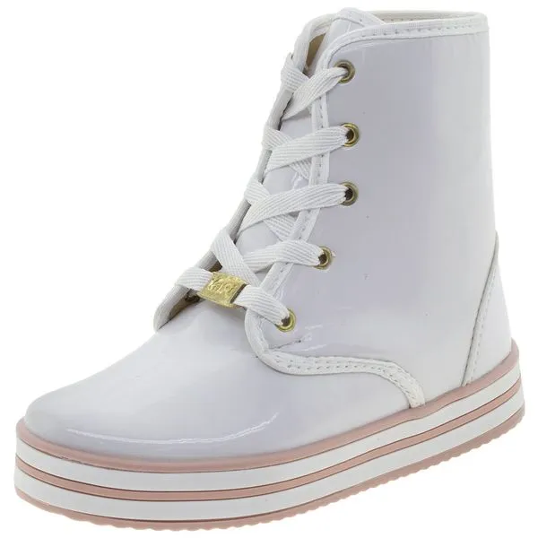 Bota Infantil Feminina NilQi - 1478 BRANCO 31