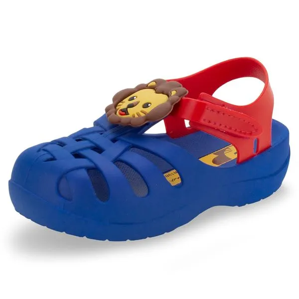 Clog Baby Summer Grendene Kids - 82779 AZUL/VERMELHO 19