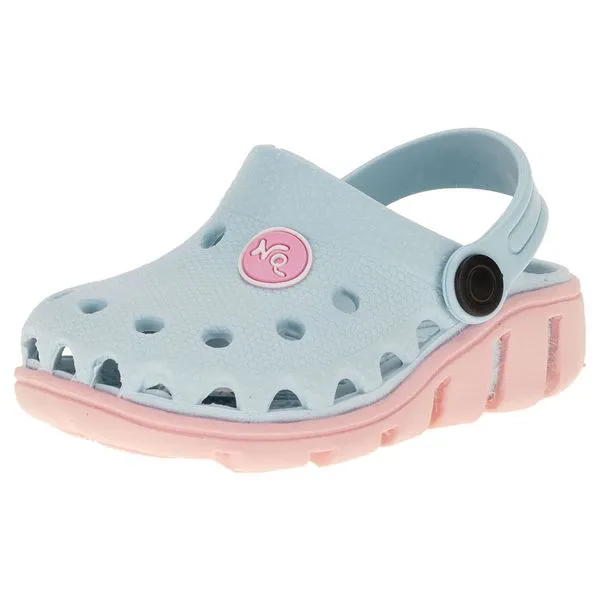 Clog Infantil NilQi - 0871 AZUL/ROSA 25/26