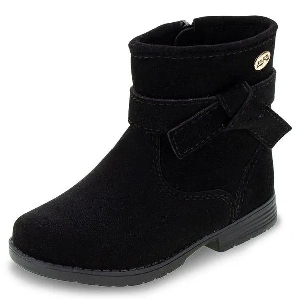 Bota Infantil Feminina Lily Kids - 15067 PRETO 21