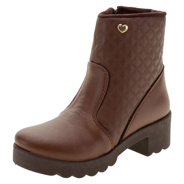 Bota Infantil Feminina Love Glan Kidy - 0300042 CAFÉ 29