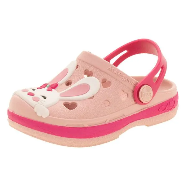 Babuche Infantil Aquarela Baby Kidy - 1950002 ROSA 01 21/22