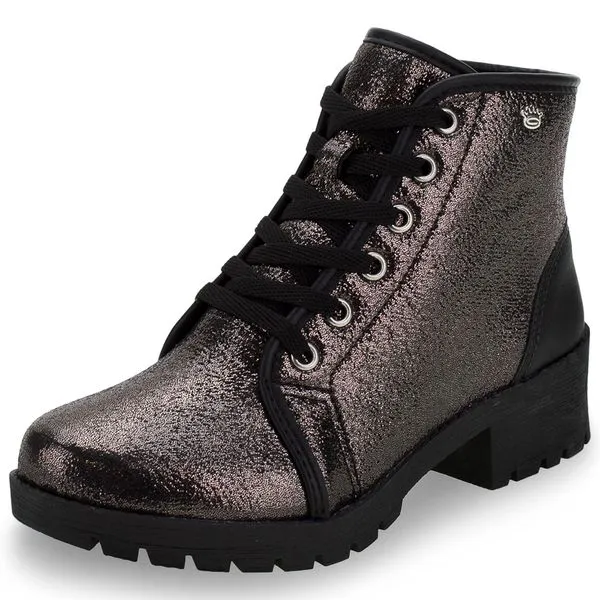 Bota Infantil Feminina Pink Cats - V1191 BRONZE 29