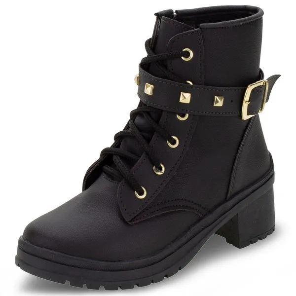 Bota Infantil Feminina Grugui - 15580 PRETO 28