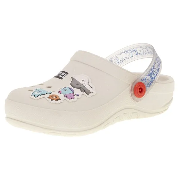 Babuche BT21 Cute Friends Grendene Kids - 22696 MARFIM 26/27