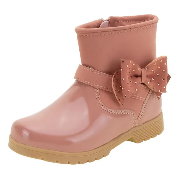 Bota Infantil Feminina Lily Kids - 15068 ROSA 21