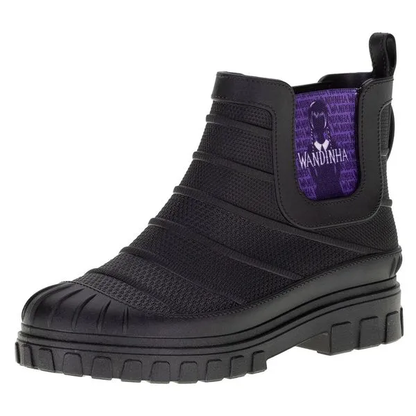 Bota Wandinha Collection Grendene Kids 23043 PRETO 25