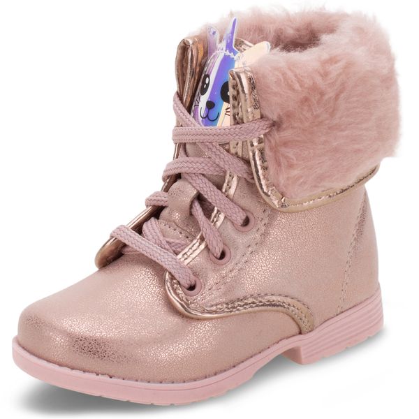 Bota Infantil Feminina Lily Kids - 16007 ROSA 24