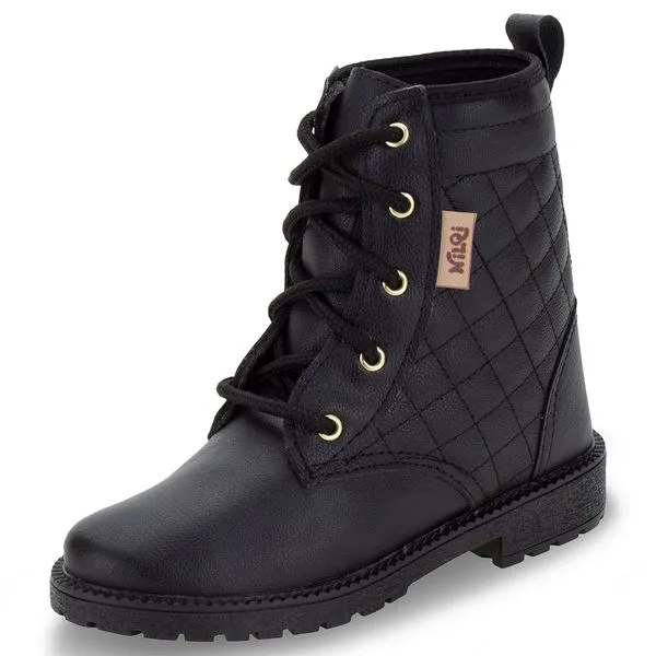 Bota Infantil Feminina Nilqi - 1432 PRETO 34