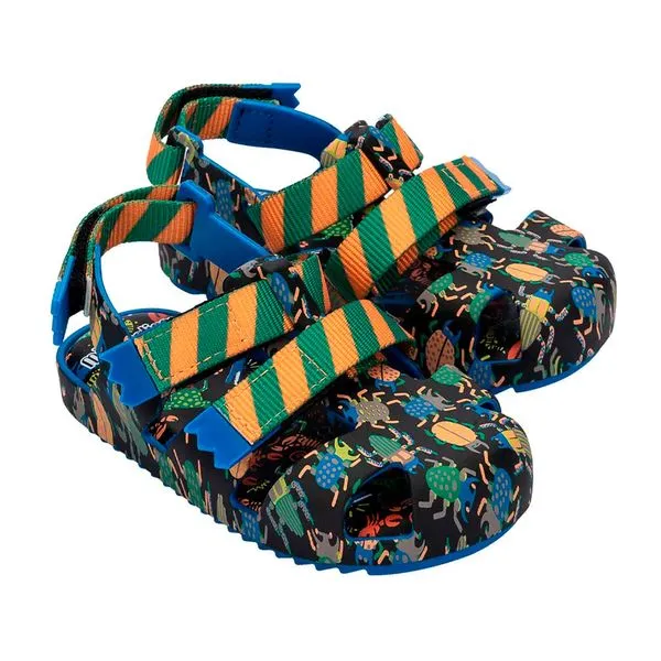 Mini Melissa Ioiô + Fábula Baby 33768 PRETO/AZUL 20/21