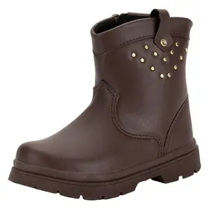 Bota Infantil Feminina Lily Kids 15103 CAFÉ 21