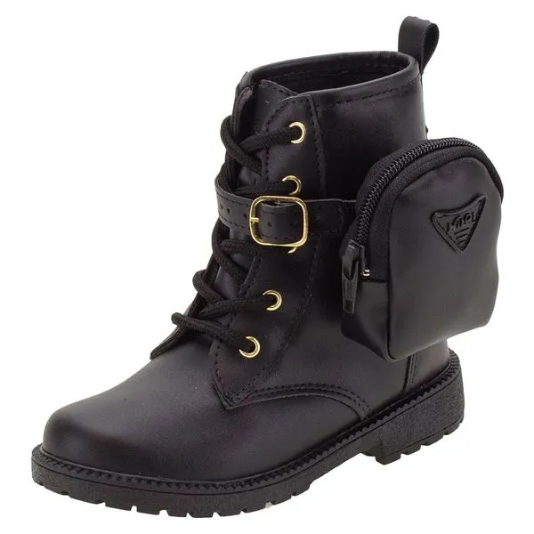 Bota Feminina Infantil Nilqi - 1440 PRETO 29
