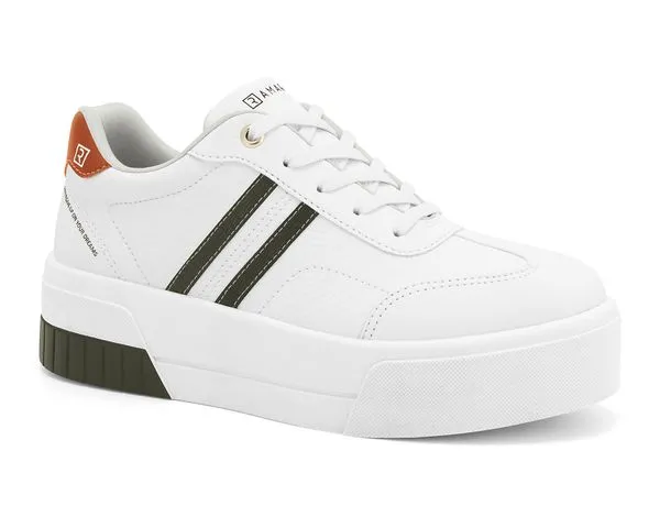 Tênis Casual Branco com Verde SNK Ramarim 2484103-1 39
