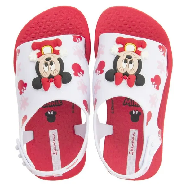 Sandália Infantil Baby Love Disney Ipanema - 26111 BRANCO/VERMELHO 19