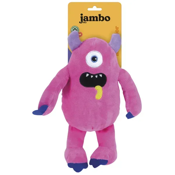 Mordedor Pelúcia Galaxia Monstro Jambo Rosa Único