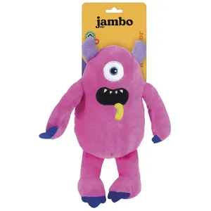 Mordedor Pelúcia Galaxia Monstro Jambo Rosa Único