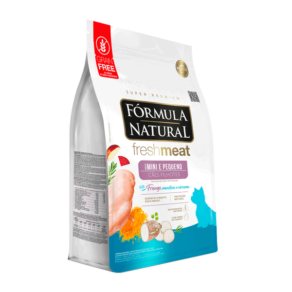 Ração Fórmula Natural Fresh Meat Cães Filhotes Portes Mini e Pequeno Frango 2,5 kg