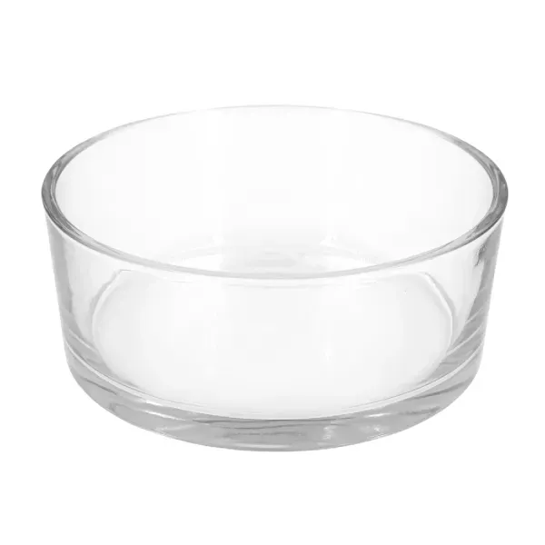 Bacia Cilindro Vidro Claro Ts Brasil 19 cm
