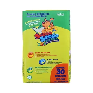 Tapete Higiênico Super Secão Citrus 80x60cm 30 unidades