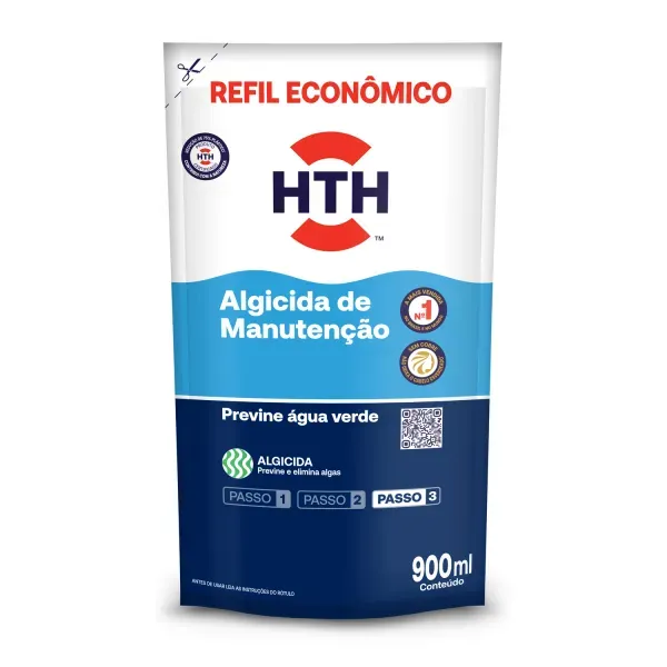 Refil HTH Algicida Previne Água Verde 900ml