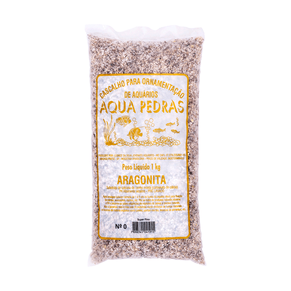 Cascalho Aragonita Aqua Pedras Nº 0 1 kg