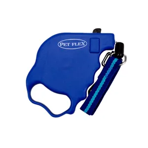 Guia Retrátil Premium Pet Flex Azul até 7 kg - 3 M