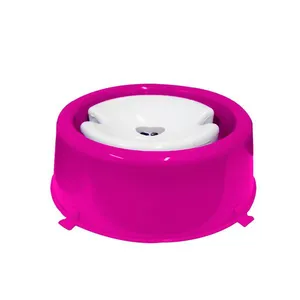 Bebedouro Classic Pelos Longos Furacão Pet Rosa 1 L