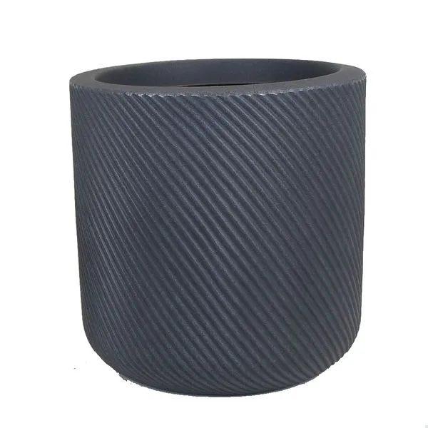 Vaso para Plantas Vite Cilindro Chumbo 29 cm
