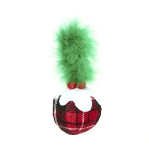 Brinquedo Bola de Natal com Penas Savana Pet Único