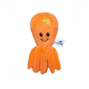 Brinquedo Pelúcia Polvo HomePet Laranja Único