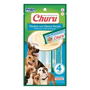 Petisco Churu Frango e Queijo para Cães 56 g